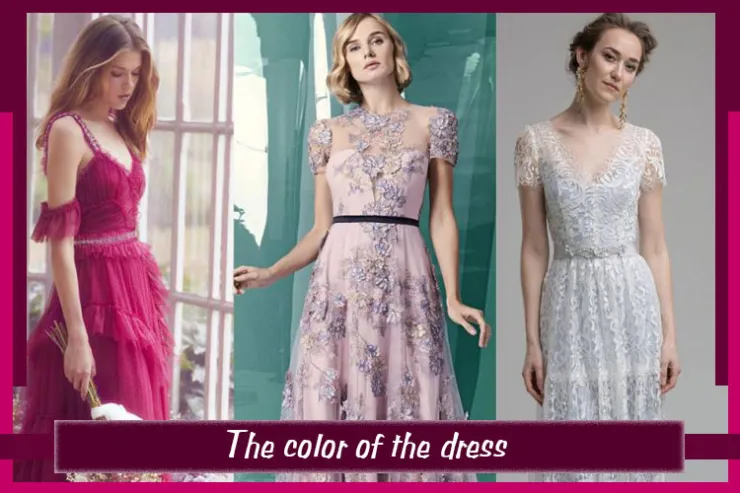 The color of the dress