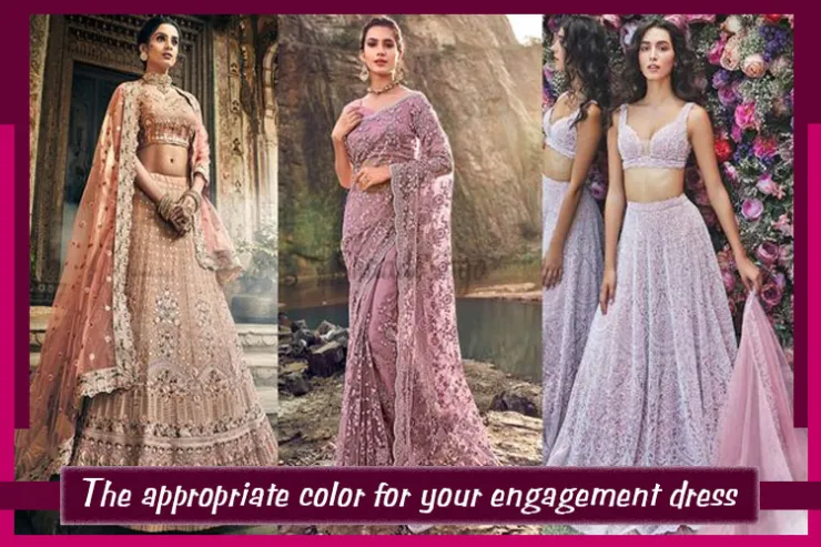 The appropriate color for your engagement dress?