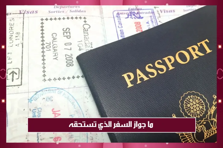 ما جواز السفر الذي تستحقه ؟
