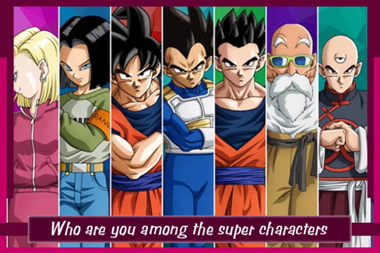 Who are you among the super characters?