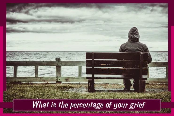 What is the percentage of your grief ?