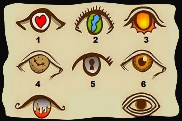Choose an eye and see what you're saying about your personality.